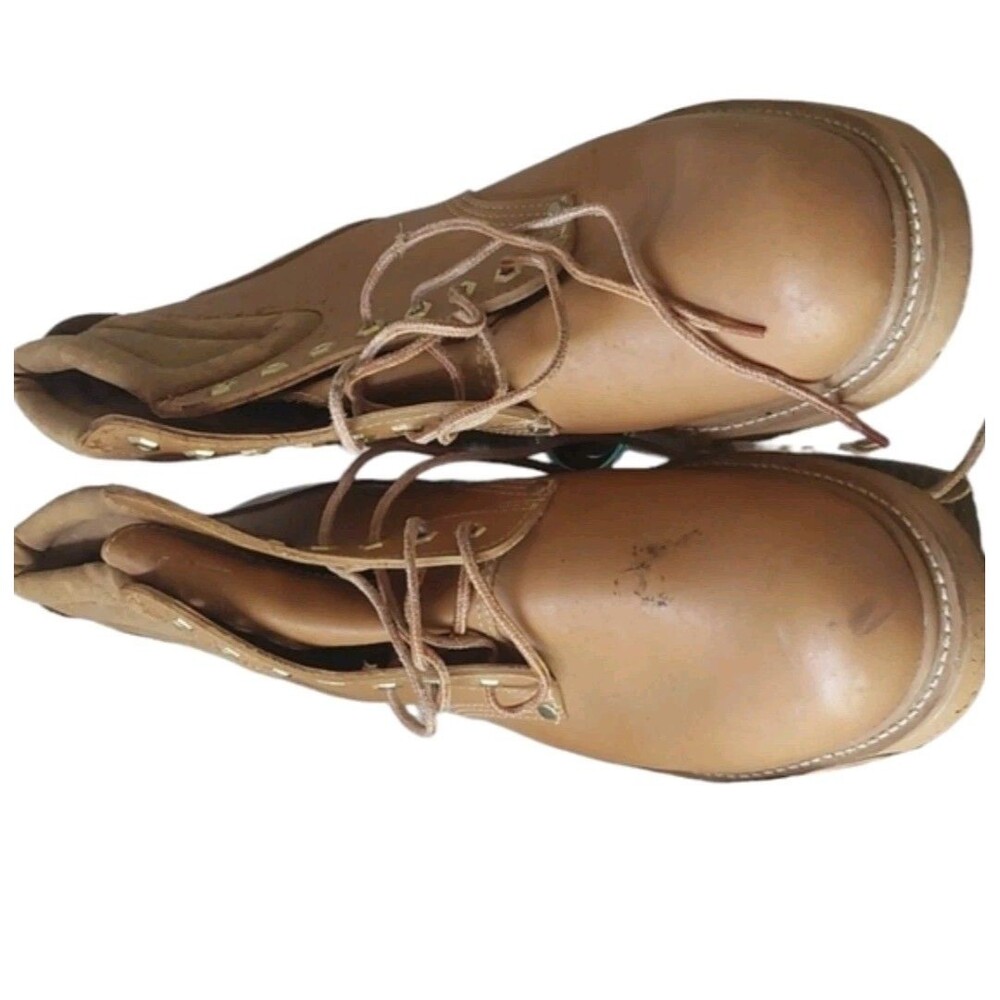 Ram Rod Boots Men's Size 13 Brown Leather Lace Up Round Toe